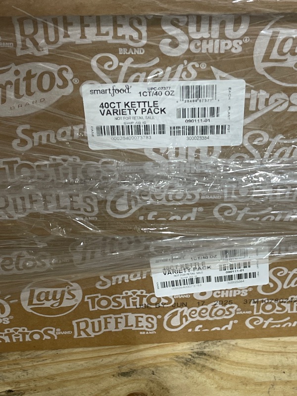 Photo 1 of mixed pallet of lays brand chips 
46 boxes 