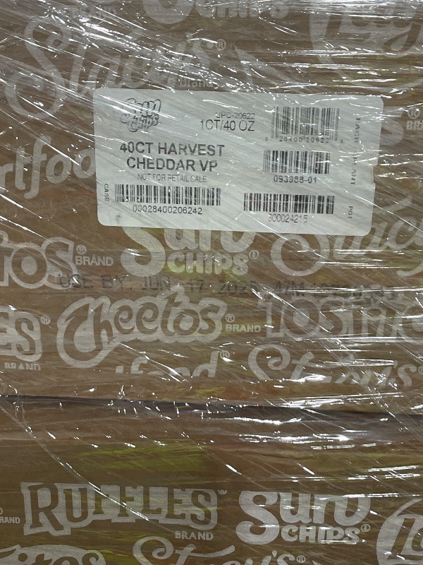 Photo 1 of mixed pallet of lays brand chips 45 boxes 