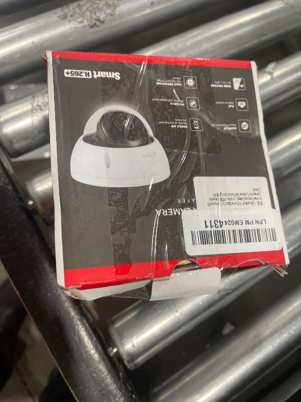 Photo 1 of Dahua 4K 8MP PoE IP Camera, Outdoor Security Surveillance Dome Camera with Human Vehicle Detection, Home Camera IR Network Cam with 98ft IR Night Vision Built-in Mic IK10/IP67 and AI