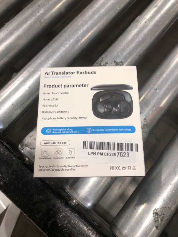 Photo 1 of AI Language Translation Earbuds, (Milkywhite)-02