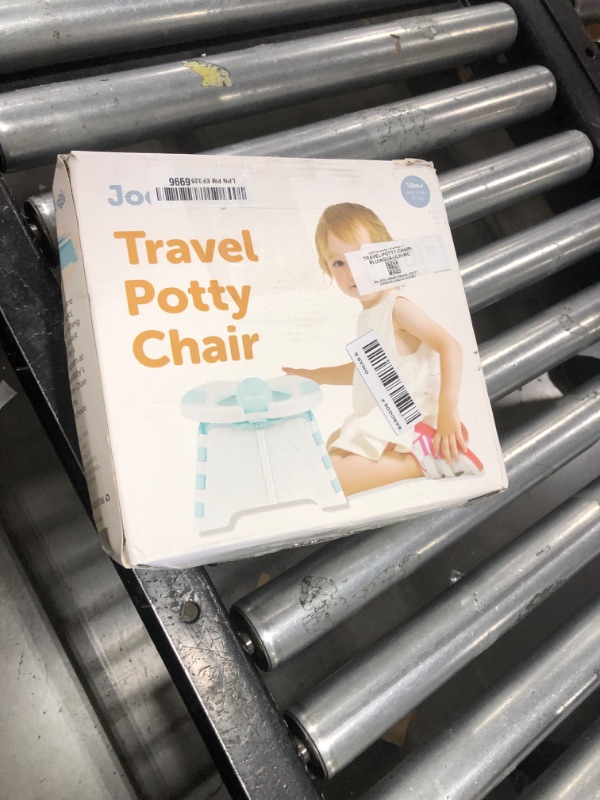 Photo 1 of Jool Baby Portable Potty Training Chair with Travel Bag and 30 Liners, Foldable, Indoor/Outdoor Use, Camping (Aqua)