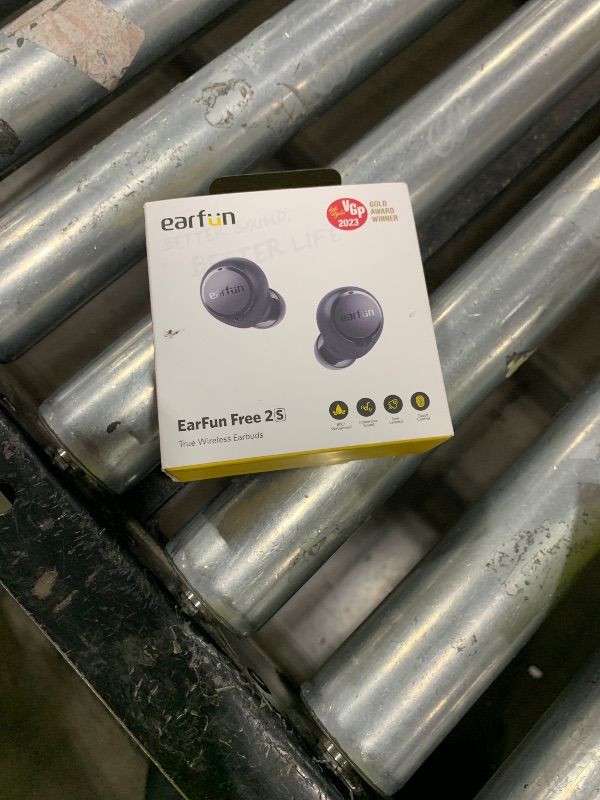 Photo 1 of EarFun Free 2S Wireless Earbuds, [Upgraded Version] Bluetooth Earbuds with Deep Bass, 4 Mics for Clear Call, Customizable EQ App, IPX7 Waterproof in-Ear Headphones, 30H Playtime, Wireless Charging