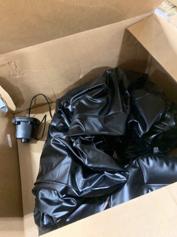 Photo 1 of New Upgraded BBL Bed with Hole-Inflatable BBL Bed After Surgery,Brazilian Butt Lift Surgery Recovery Mattress with Carrying Bag & Air Pump,Waterproof Plant Velvet Touch Sleep-Black Pink(17.71*14.17In)