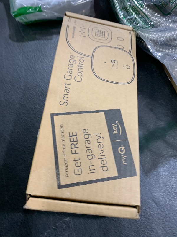 Photo 1 of CHAMBERLAIN Smart Garage Control - Wireless Garage Hub and Sensor with Wifi & Bluetooth - Smartphone Controlled, myQ-G0401-ES, White