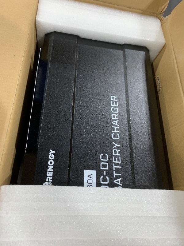 Photo 1 of Renogy 12V 60A DC to DC On-Board Battery Charger for Flooded, Gel, AGM, and Lithium, Using Multi-Stage Charging in RVs, Commercial Vehicles, Boats, Yachts, 60A