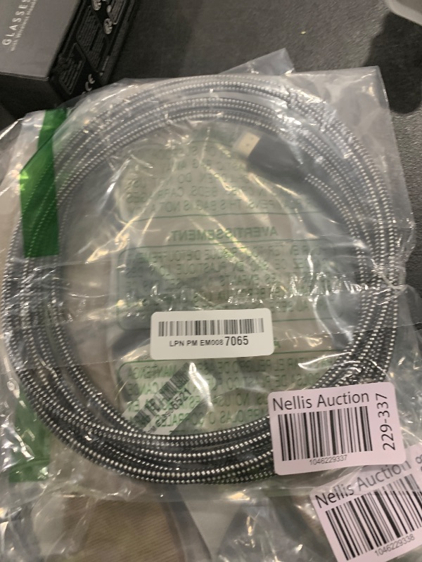 Photo 1 of PowerBear 4K HDMI Cable 10 ft | High Speed Hdmi Cables, Braided Nylon & Gold Connectors, 4K @ 60Hz, Ultra HD, 2K, 1080P, ARC & CL3 Rated | for Laptop, Monitor, PS5, PS4, Xbox One, Fire TV, & More