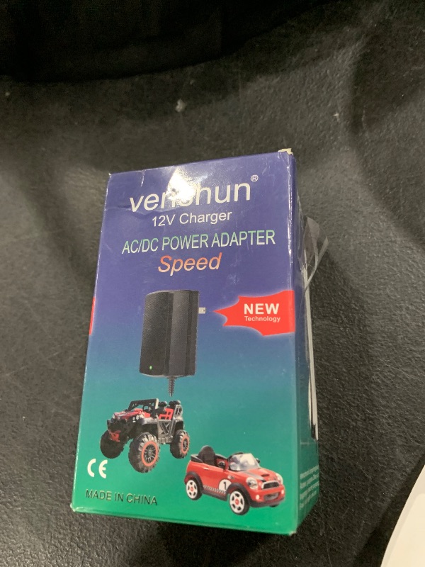 Photo 1 of 12v Charger for Kids Ride On Toys Car 12 Volt Battery Charger for Best Choice Products SUV Kid Trax Dynacraft Kidzone Bumper Car Jeep Electric Mercedes Lamborghini Powered Wheel Charger
