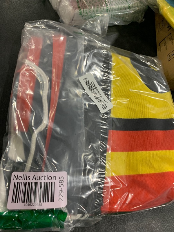 Photo 1 of DMV SERVICES - Windless Swooper Flag Feather Banner Sign 3x11.5 ft Tall (Flag Only) rq