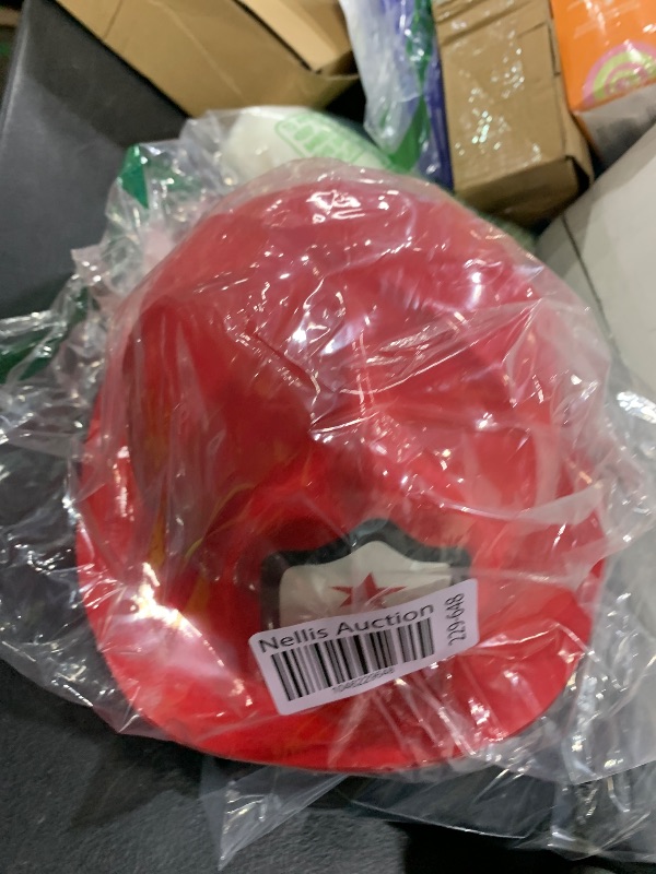 Photo 1 of Adult Size Firefighter Chief Hats (12 Pack) Fireman Helmets