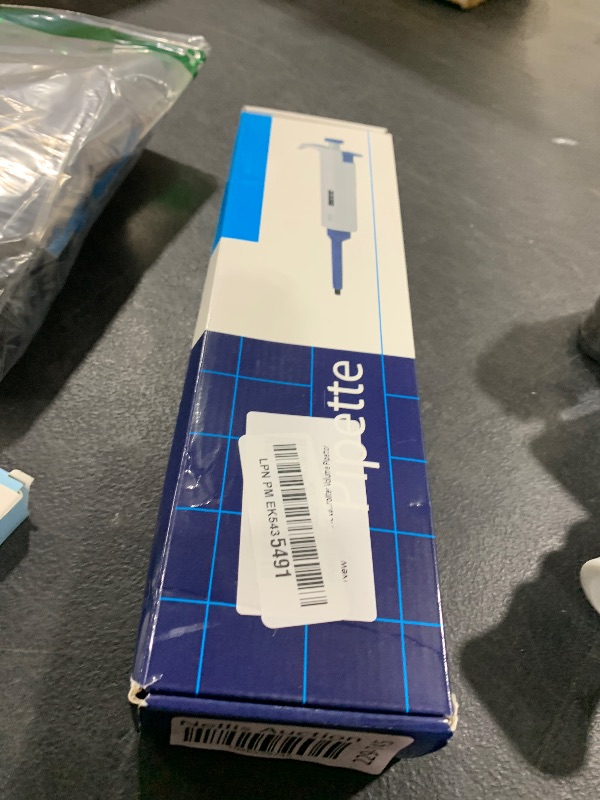 Photo 1 of FOUR E'S SCIENTIFIC Lab 5ml Micropipette, Adjustable Single-Channel Pipette, 1000-5000ul Microliter Volume Pipettor