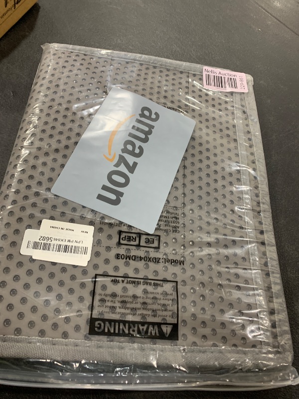Photo 1 of Pieviev Cat ter Mat Double Layer Waterproof Urine Proof Trapping Mat 1 Pack (Gray, 24x15 Inch (Pack of 1))