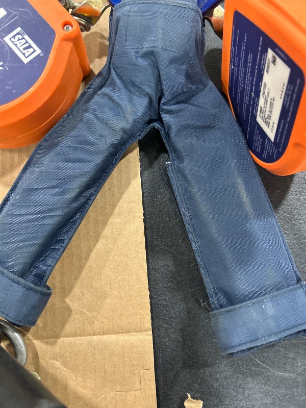 Photo 1 of 3M DBI-SALA Nano-Lok Edge Twin-Leg Personal Self-Retracting Lifeline 3500276, Cable, Steel Rebar Lock Hook, 8 ft. Class 2, ANSI