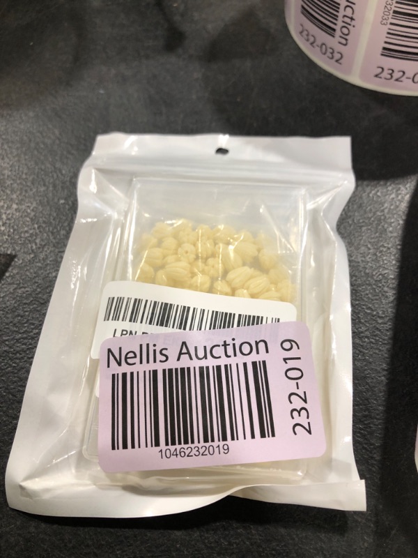 Photo 1 of Hotop 100 Pcs Artificial Jasmine Flower Beads Coral Flower Shell Beads for Jewelry Making Necklace Bracelet Supplies Scrapbooking DIY Crafts Wedding Decors(Ivory,7 x 9 mm)