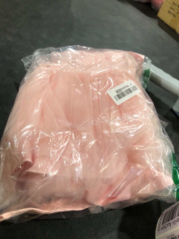 Photo 1 of TUIJI Formal Prom Pageant Wedding Girls Dresses A-line Knee Length Tutu Ruffle Dress Princess Party Infant Baby Dress 6M 12M Pink 70