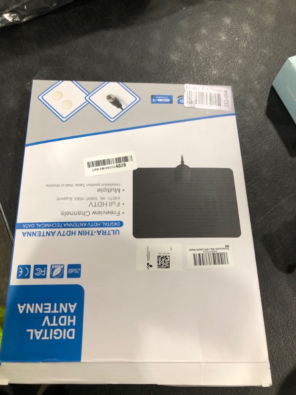 Photo 1 of TV Antenna Indoor Antenna for Smart TV for Long Range Reception and All Smart TVs HD Digital Antenna with Amplifier Signal Booster for Local Channels Supports 4K 1080p-18 ft Coax Cable/AC Adapter