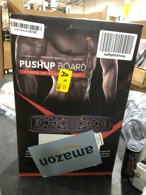 Photo 1 of Push Up Board,Home Gym,Portable Exercise Equipment,Pilates Bar and 20 Fitness Accessories with Resistance Bands and Ab Roller Wheel,Full Body Workout at Home
