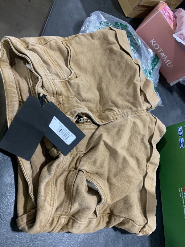 Photo 1 of PAIGE Women's Brooklyn Short with Cuff, Vintage Clay Sunset