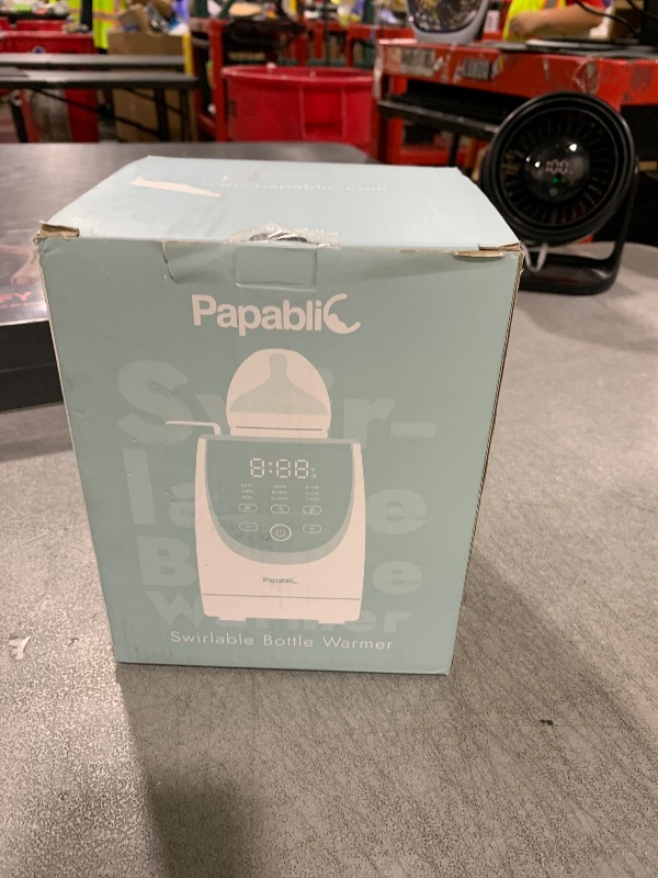 Photo 1 of Papablic NutriWarm™ Swirlable Bottle Warmer – Advanced Nutrient-Preserving Warming Technology, Fast and Even Warming for Breastmilk & Formula, Precise Temperature Control, Easy to Use
