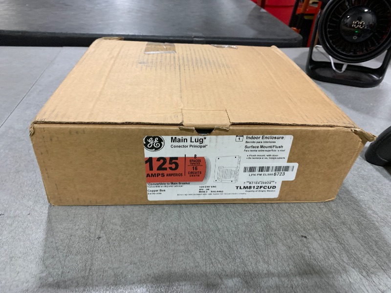 Photo 1 of ABB TLM812FCUDP Main Lug Convertible Load Center, 125-Amp, No Size, Galvanized
