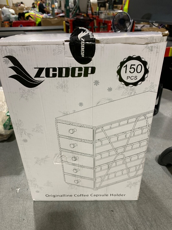 Photo 1 of ZCDCP Coffee Pod Holder Drawer Storage, Compatible with Nespresso Originaline pod, Office Kitchen Counter Organizer (150 pods-5tiers)