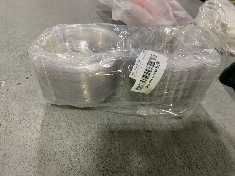 Photo 1 of Cupcake Holders Individual,50 PC Cupcake Containers Disposable Clear Plastic Single Muffin Dome Holders Cases Individual Cupcake Boxes Bulk (white, 50 pcs)