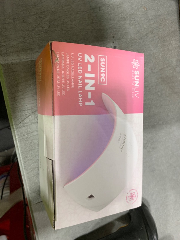 Photo 1 of SUNUV UV Nail Lamp, Nail Dryer for Gel Nail Polish UV Light for Gel Nails with Sensor 2 Timers SUN9C Pink Gift for Women Girls