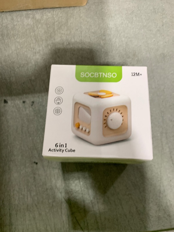 Photo 1 of SOCBTNSO Busy Cube Toys for 1 Year Old Boy, Montessori Toys for 1+ Year Old, Travel Sensory Toys for Toddlers 1-3, Learning Fine Motor Skills| 1st Birthday Gifts Boy 12 Months +