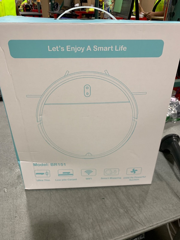 Photo 1 of Robot Vacuum and Mop Combo, 2 in 1 Mopping Robot Vacuum Cleaner with Schedule, Wi-Fi/Voice/App, Strong Suction, Easy of Use, Self-Charging Robotic Vacuum, Slim, Ideal for Hard Floor, Pet Hair, Carpet