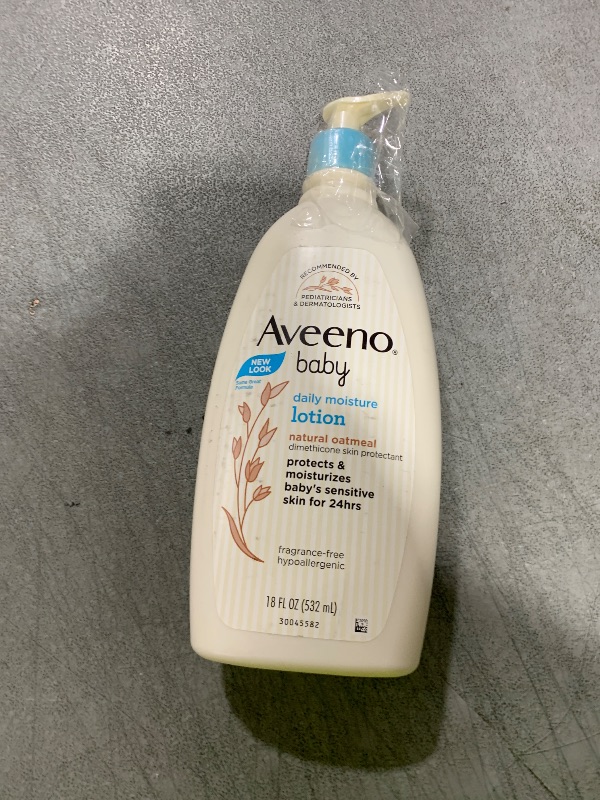 Photo 1 of Aveeno Baby Daily Moisture Lotion, 18 Ounce