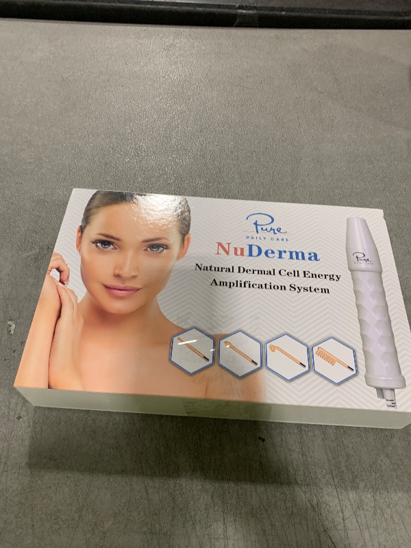 Photo 1 of Pure Daily Care NuDerma Handheld Skin Therapy Wand Machine w/Neon – Anti-Aging - Skin Tightening - Wrinkle Reducing - Dark Circles – Clarifying - Hair & Scalp Stimulator