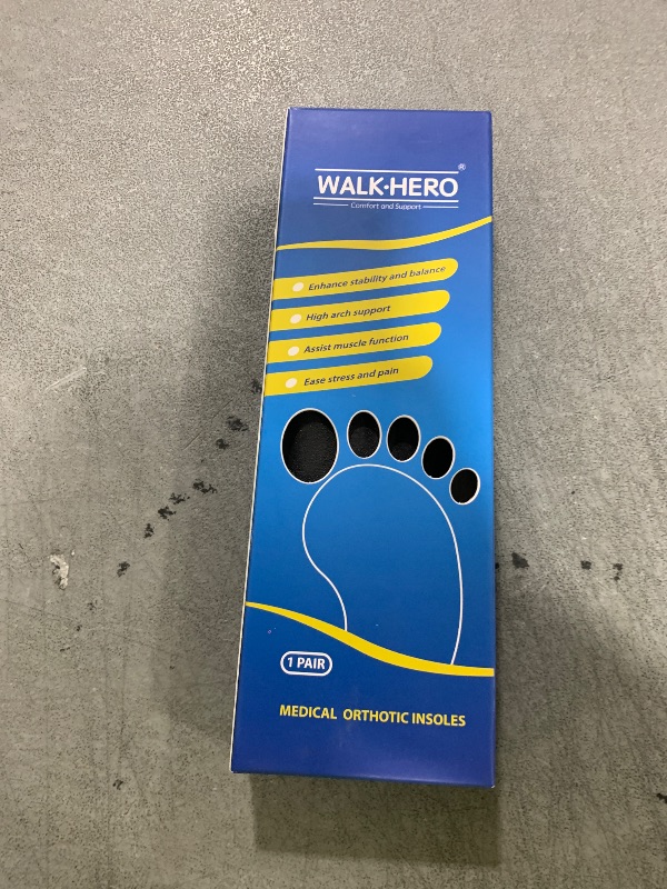 Photo 1 of Inserts Relieve Plantar Fasciitis - Flat Feet Insoles Arch Supports, Orthotic Insoles for Foot Pain Arch Pain Reduce Muscle Fatigue Absorb Shock (Mens 5-5 1/2 | Womens 7-7 1/2)