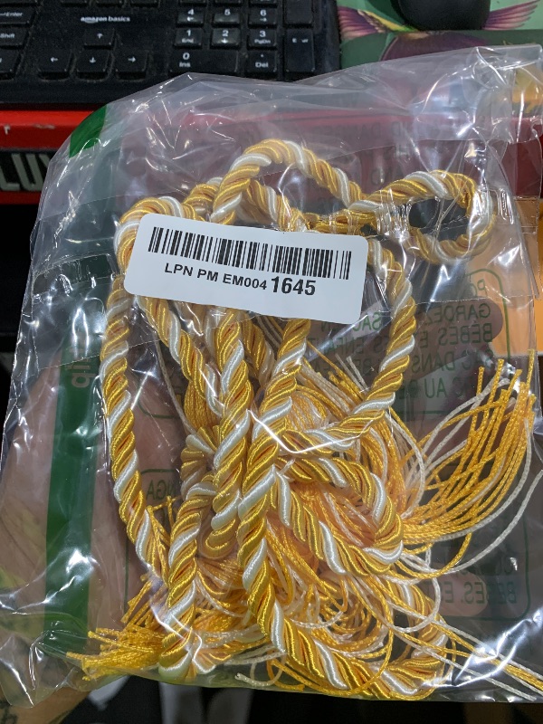 Photo 1 of Endea Graduation Single Honor Cord Two-Color (Gold/White)