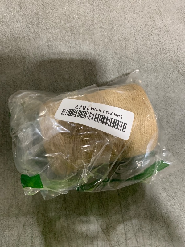 Photo 1 of Vanhench 805FT Natural Jute Twine String, Bulk Hemp Jute Rope Cord Twine for Crafts Gardening, Gift Wrapping, Wedding Décor, Packing Material Burlap Ribbon, Christmas Knitting Macrame Decoration