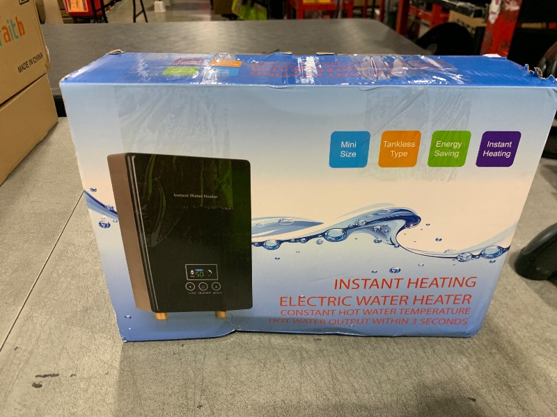 Photo 1 of Kweetle Tankless Electric Water Heater,110V 5500W Under Sink Instant Water Heater with Digital Display Touch Screen&Remote Control On-Demand for Point Of Use for Kitchen,Laundry,RVs