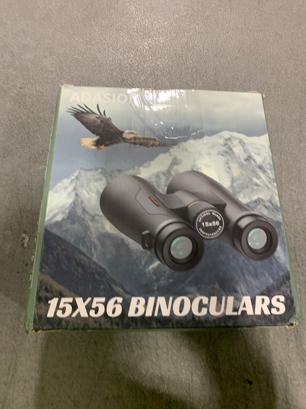 Photo 1 of Adasion 15x56 UHD Binoculars for Adults High Powered with Phone Adapter and Tripod, Super Powerful BAK4 Prism Waterproof Binoculars for Hunting Stargazing Bird Watching Hiking Safari Travel Sports