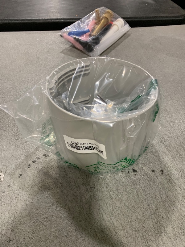 Photo 1 of HOXHA Portable Air Conditioner Hose Coupler with 5.9" Diameter Exhasut Vent Connector for Clockwise&Counter Clockwise Threads AC Hose Coupler Coupling Extension