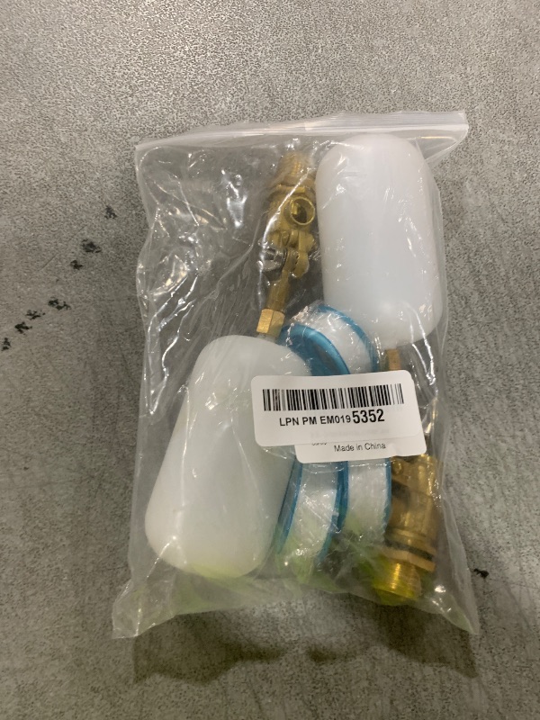 Photo 1 of 2-Pack Brass Water Float Valve with Adjustable Arm, 1/2 Inch, with 3 Waterproof Tape Accessories - Ideal for Fountains, Pools, Aquariums, Troughs, Tanks, Ponds - Automatic Water Level Control