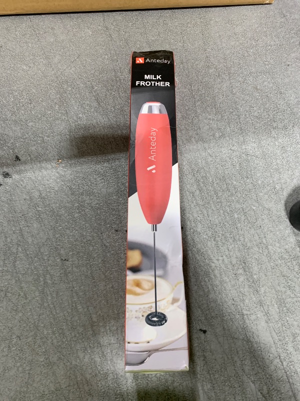 Photo 1 of Anteday Electric Milk Frother Handheld, Frother Wand for Coffee, Battery Operated (Not included) Drink Mixer Matcha Whisk, Foam Maker for, Frappe Hot Chocolate, Cappuccino, Lattes