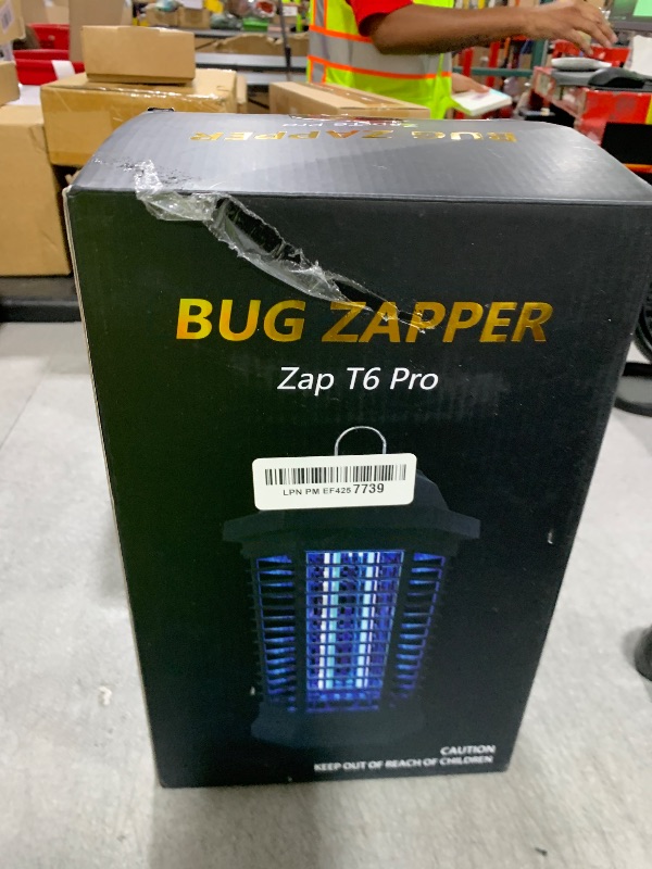 Photo 1 of GOOTOP Bug Zapper Outdoor, Mosquito Zapper, Electric Fly Zapper, Mosquito Killer, Fly Traps, 3 Prong Plug, Flying Insects Zapper Indoor Outdoor 90-130V, 4200V, ABS Plastic Outer (Black)
