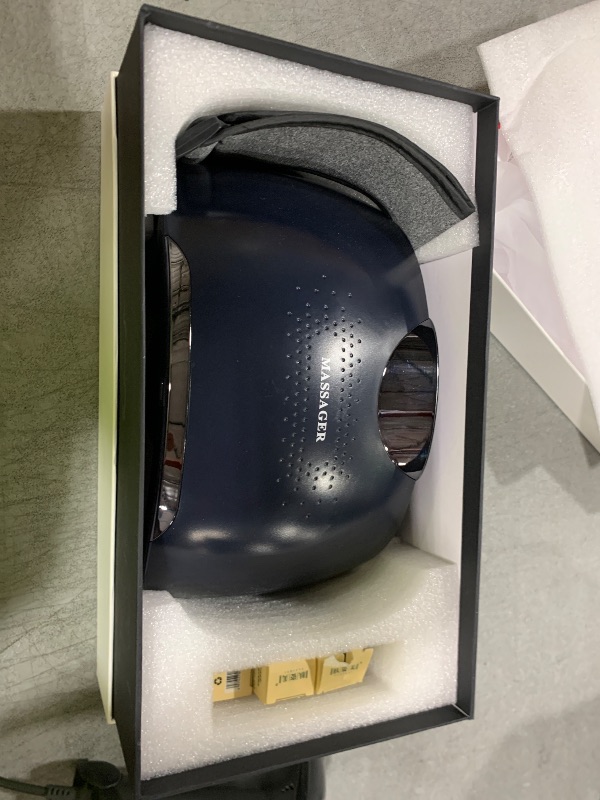 Photo 1 of Automatic Abdominal Massager, Bianstone Belly Rubbing Instrument, Dual-use for Waist and Abdomen, Positive and Negative Massage, Flatulence Relief, Promote Intestinal Peristalsis (deep Blue)