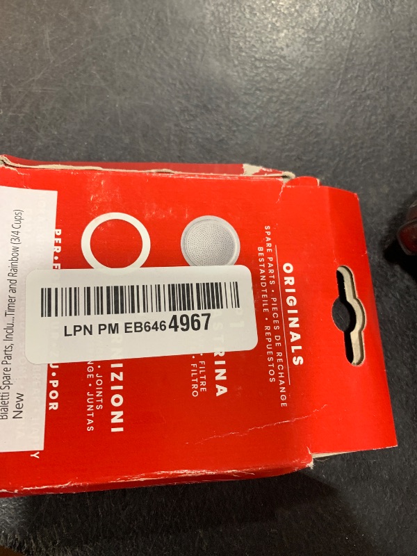 Photo 1 of Bialetti Spare Parts, Includes 3 Gaskets and 1 Plate, Compatible with Moka Express, Fiammetta, Break, Happy, Dama, Moka Melody, Alpina, Moka Timer and Rainbow (3/4 Cups)