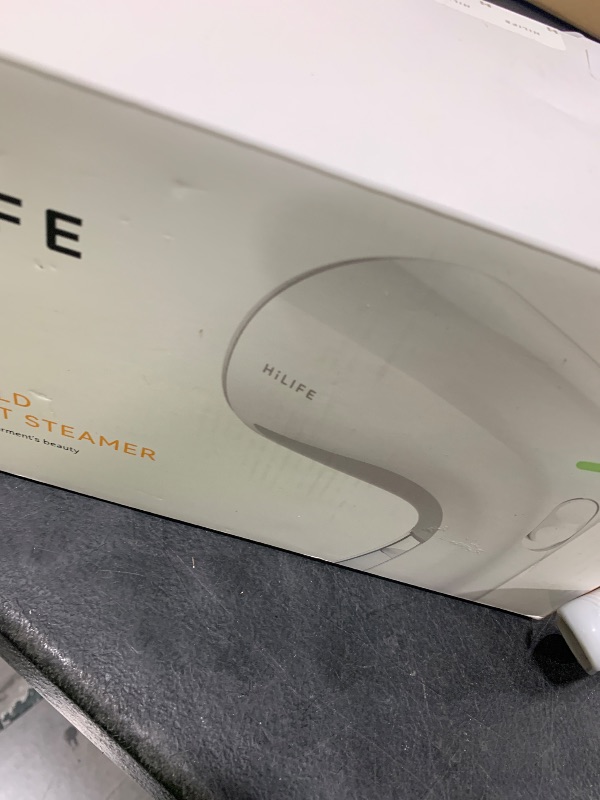 Photo 1 of HiLIFE Steamer for Clothes, Handheld Clothes Steamer with Large 300ml Tank, 1100W Clothing Steamer, Fabric Wrinkle Remover, Portable & Compact Travel Size Garment Steamer ONLY FOR 120V (White)