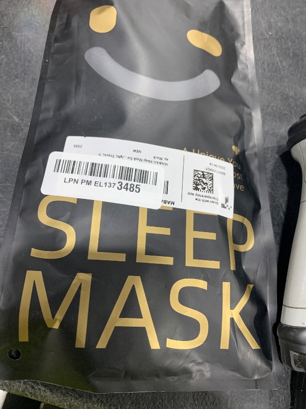 Photo 1 of MABAO Sleep Mask for Side Sleeper, Eye Mask for Sleeping Women Men, 3D Contoured Cup No Eye Pressure 100% Light Blocking Sleeping Mask with Adjustable Strap Night Blindfold Flight, Travel, Nap, Black