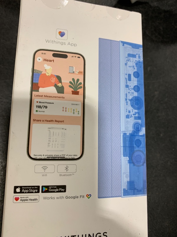Photo 1 of Withings BPM Connect - Digital Blood Pressure Cuff & Heart Rate Monitor - Blood Pressure Machine Arm Cuff, FDA Cleared, FSA/HSA Eligible, IOS & Android