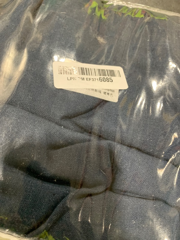 Photo 1 of Aersas Navy Blue Pinch Pleated Linen Curtains 84 Inch Length 2 Panels for Living Room Bedroom Semi Sheer Window Curtain Boho Neutral Back Tab Pinch Pleat Drape with Hooks 84 Inches Long 40x84