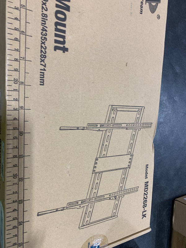Photo 1 of Mounting Dream UL Listed TV Mount for Most 37-75 Inch TV, Universal Tilt TV Wall Mount Fit 16", 18", 24" Stud with Loading Capacity 132lbs, Max Vesa 600 x 400mm, Low Profile Flat Wall Mount Bracket