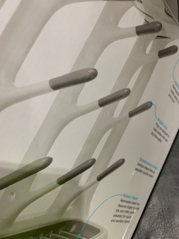 Photo 1 of OXO Tot Space-Saving Bottle Drying Rack, Baby Bottle Organizer for Countertop