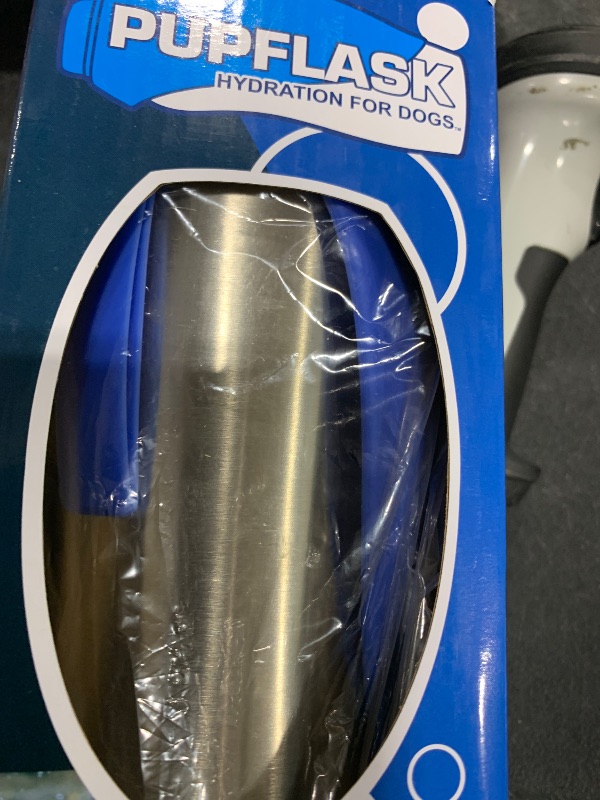 Photo 1 of PupFlask Large Dog Water Bottle | 27 or 40 OZ Stainless Steel | Convenient Dog Drink Dispenser | Puppy Travel Water Bowl | Portable Pet Hydration Bottle | Leak Proof | Perfect Size for All Breeds