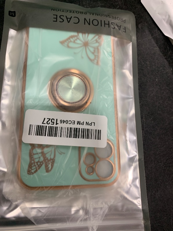Photo 1 of BENTOBEN Case, Mint Green/Gold