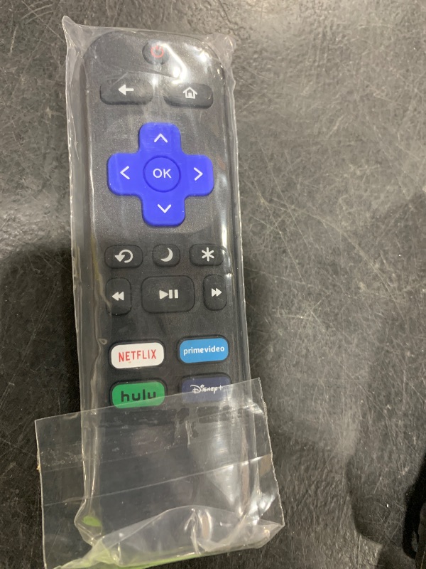 Photo 1 of Replacement Remote Control Only for All Roku TV, Compatible for TCL Roku/Hisense Roku/Onn Roku Series Smart TVs (Not for Roku Stick and Box)